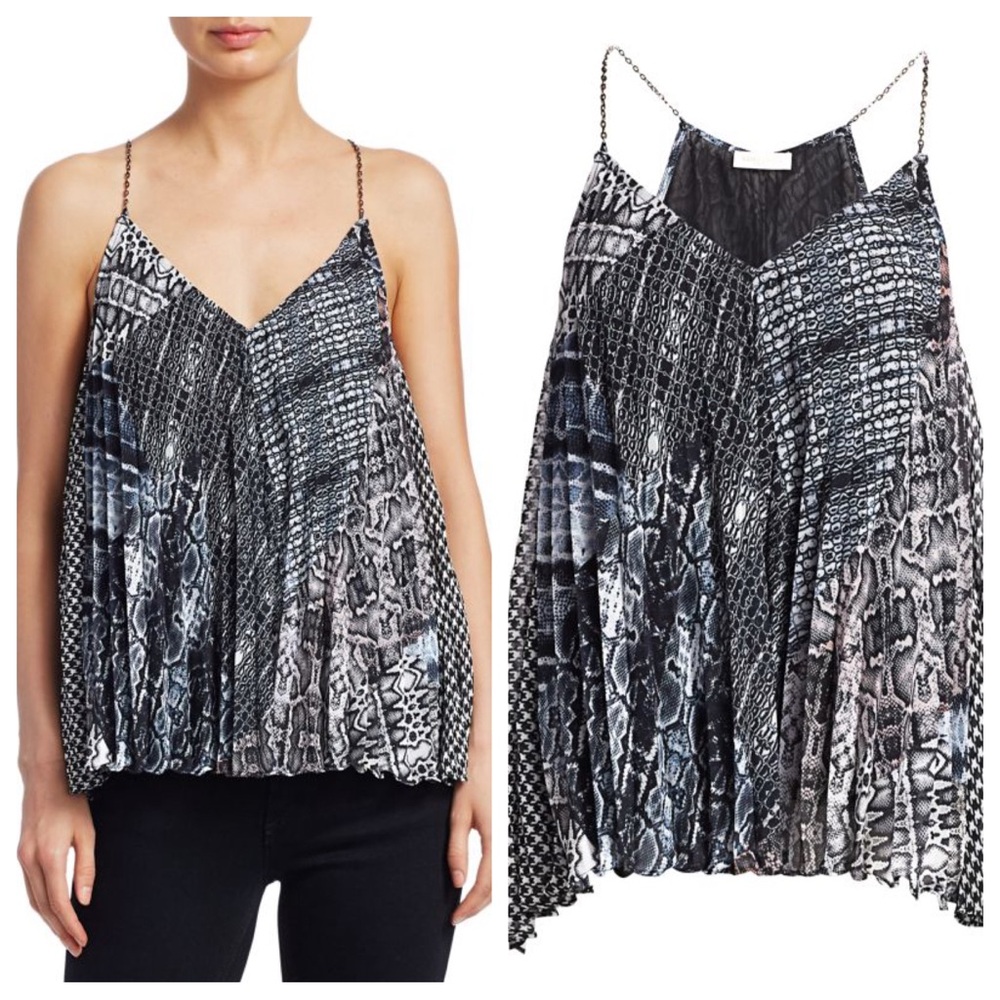 Ramy Brook Eliora Python & Crocodile Print Tank S